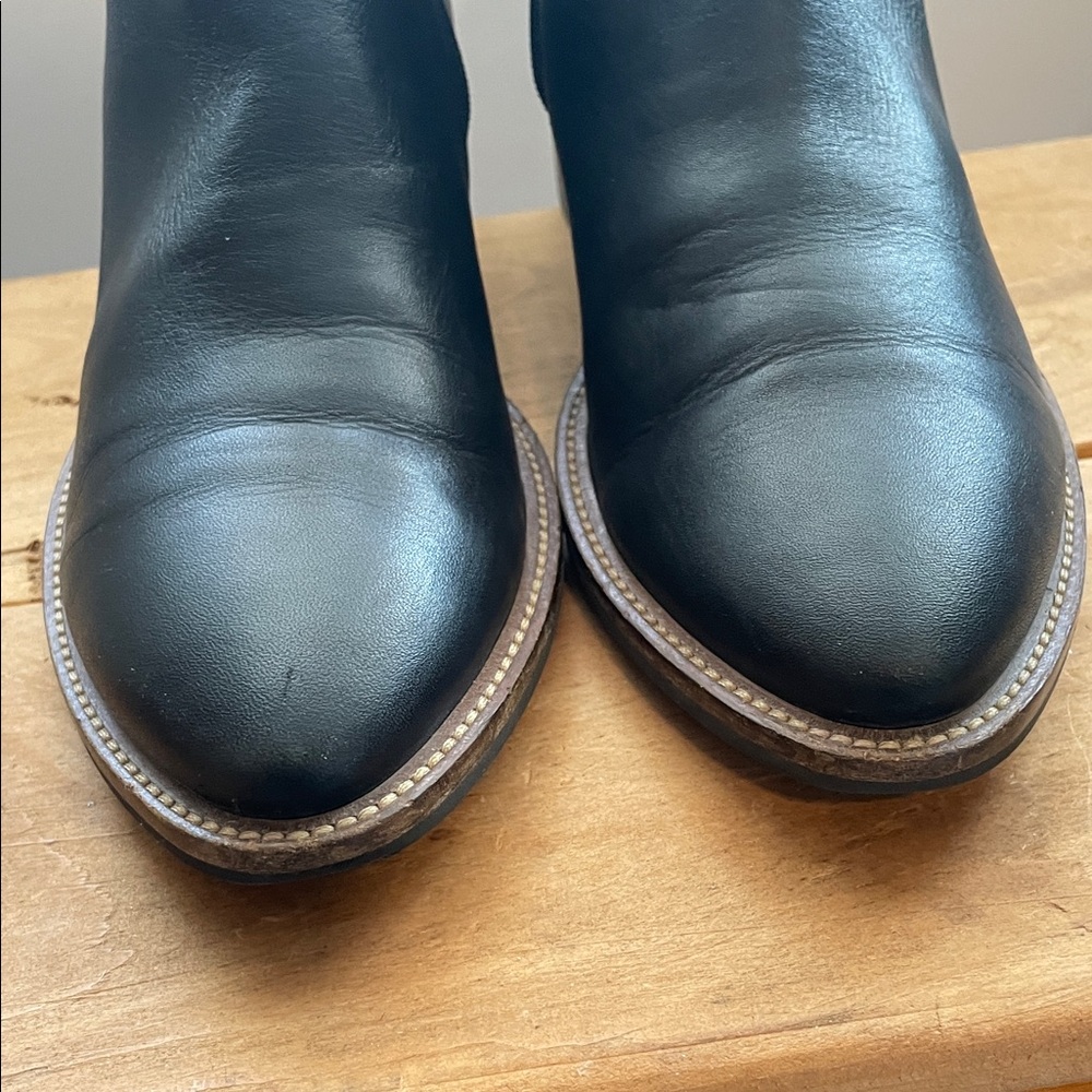 ECCO SHAPE 35 SARTORELLE Black Leather Hydro Max Ankle Boots size 40 - Picture 11 of 12